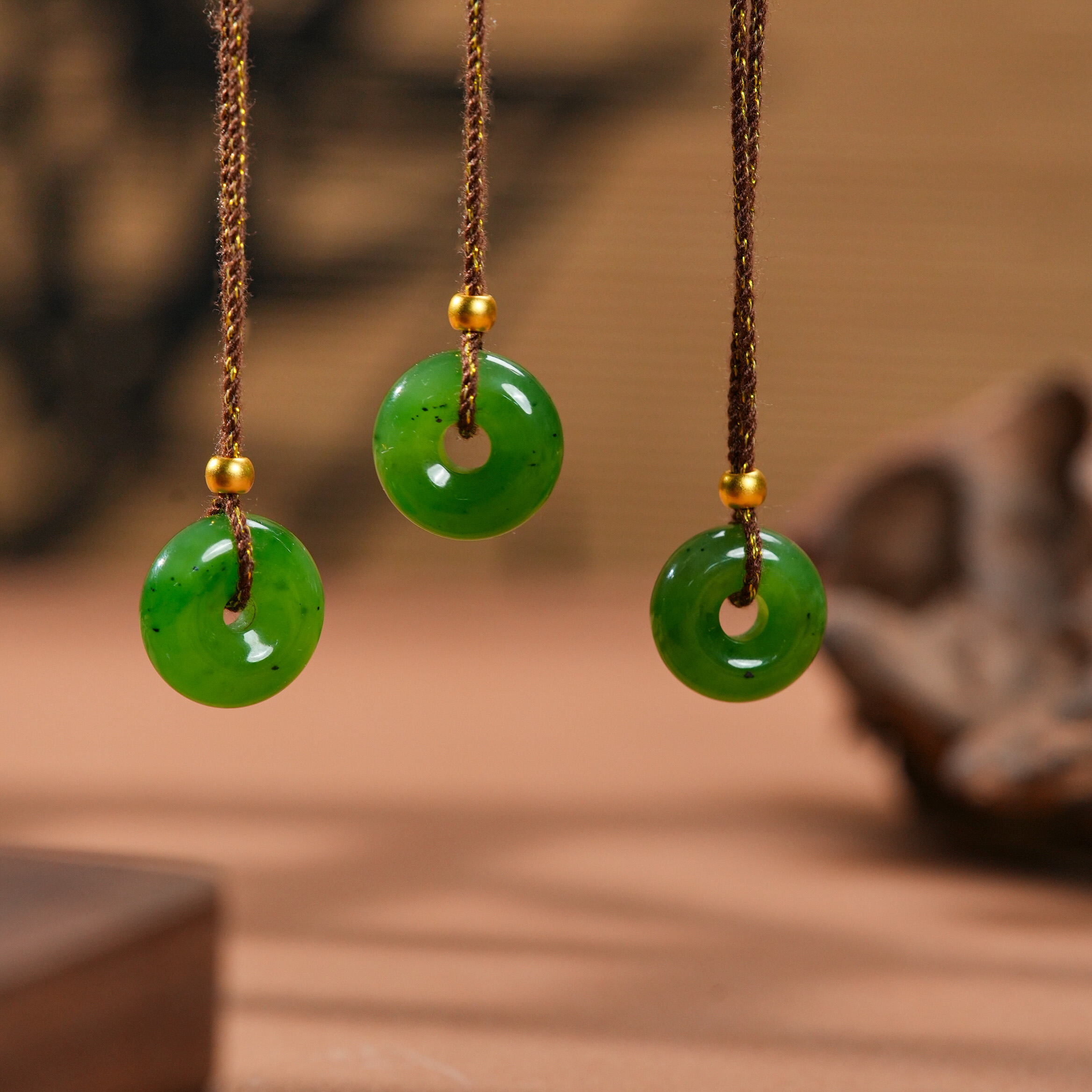 和田玉吊坠-足金-多样性发一件-YY72-BK|BHT5