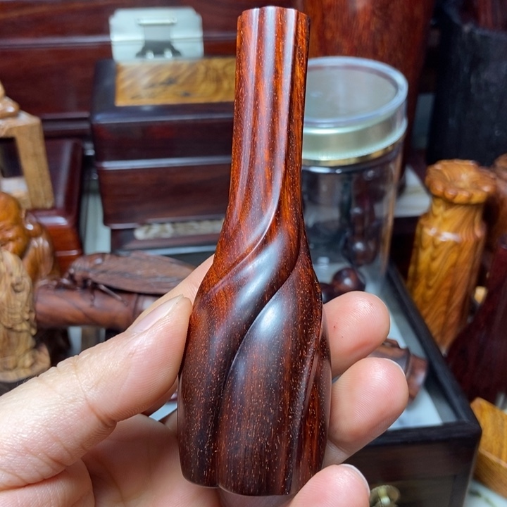 檀香紫檀（小叶紫檀）香道瓶