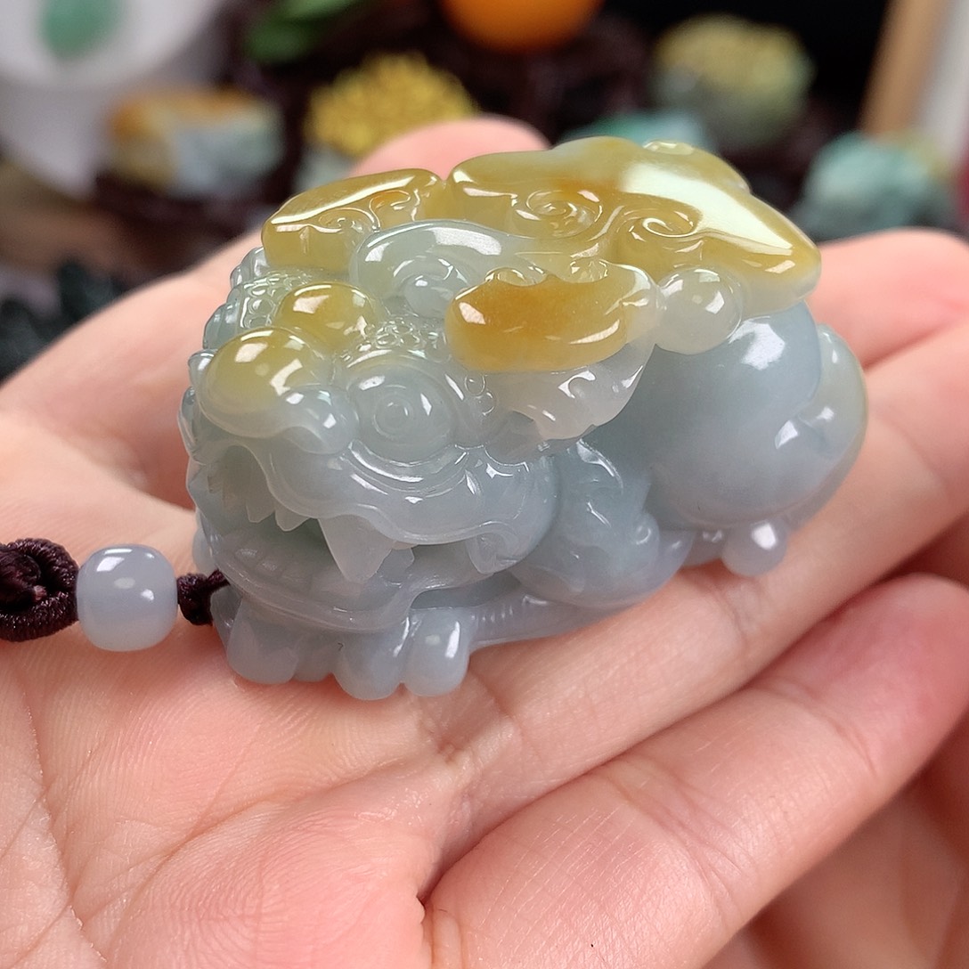 【闪购商品】翡翠颈饰未镶嵌翡翠貔貅