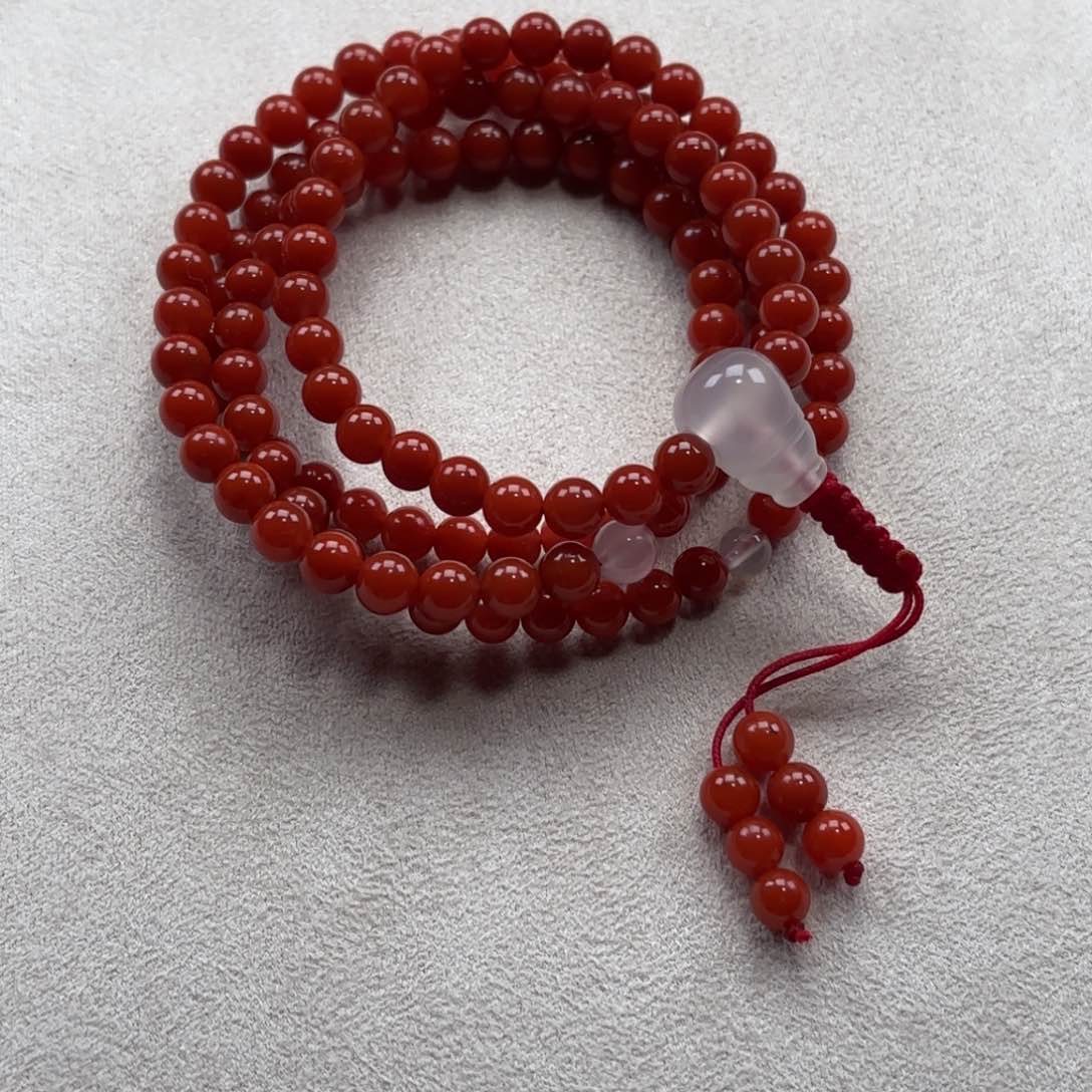 南红玛瑙多圈5➕未镶嵌梦*.