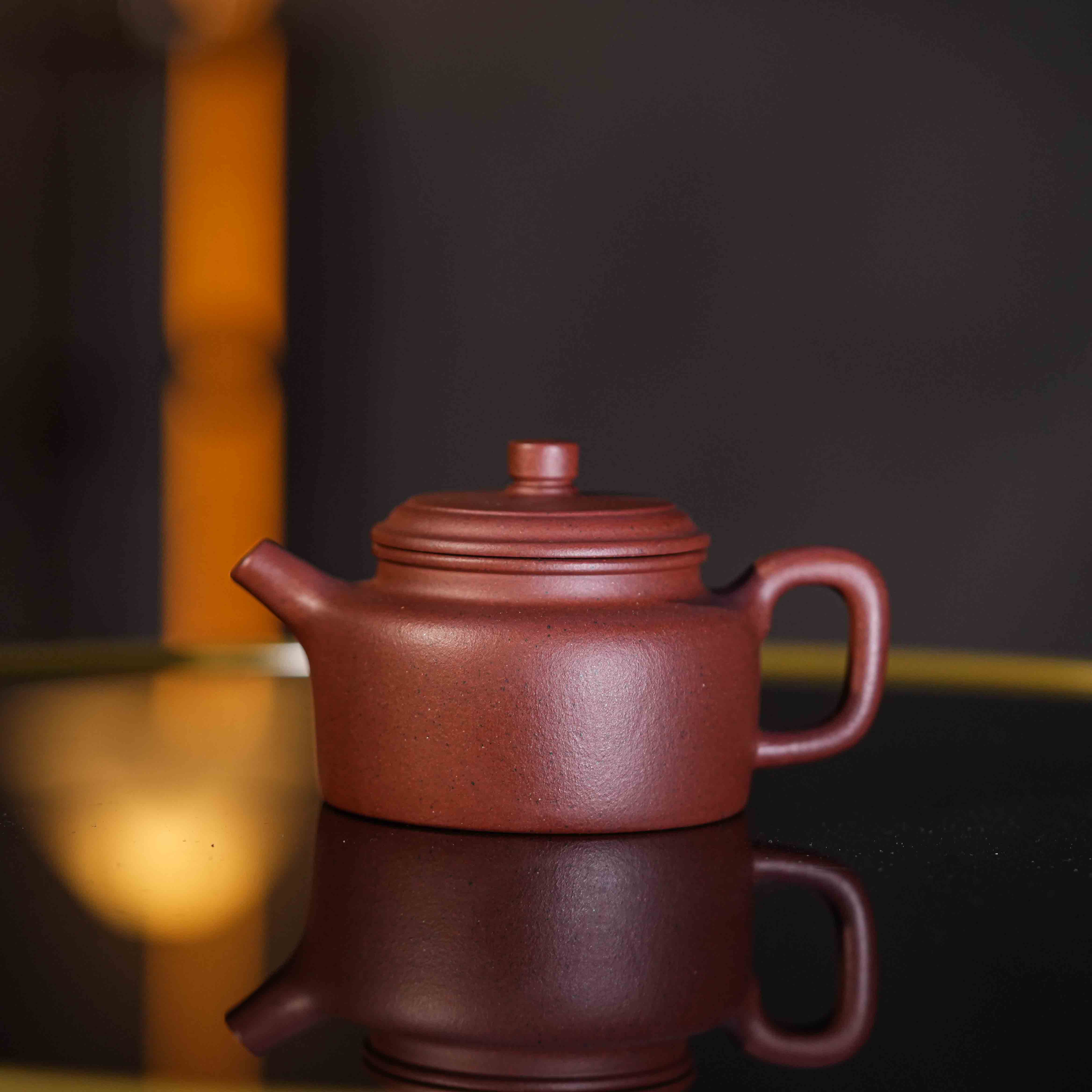 乘风阁.紫泥 德钟紫砂壶/150cc 手工精制壶 家用茶道茶具