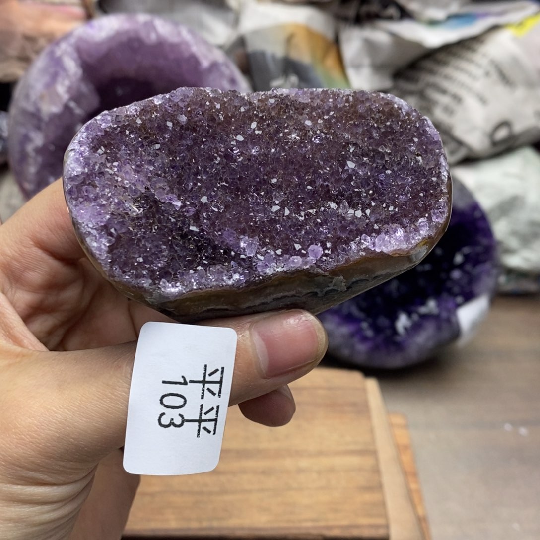 水晶未镶嵌珠宝半成品