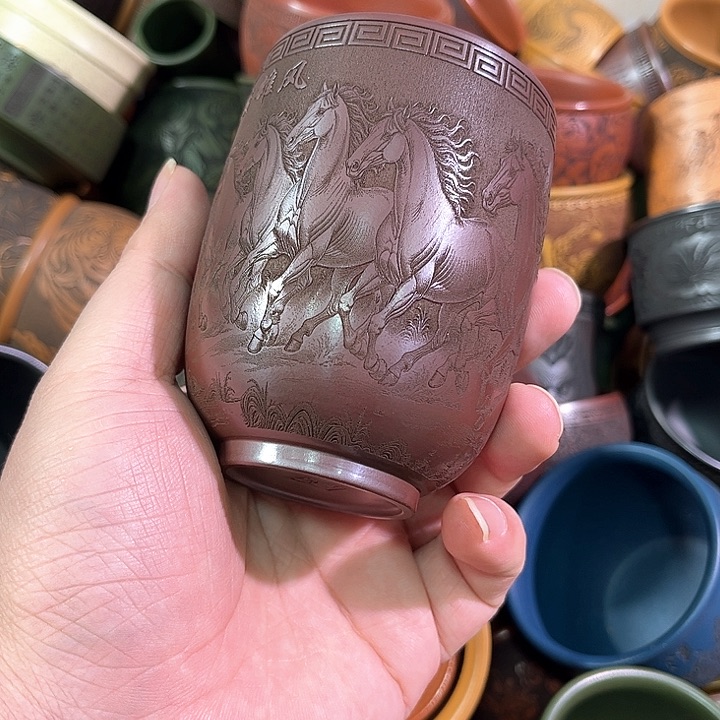 茶杯紫砂全手工紫砂主人杯