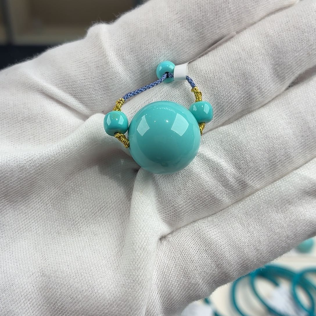 绿松石未镶嵌配饰17mm