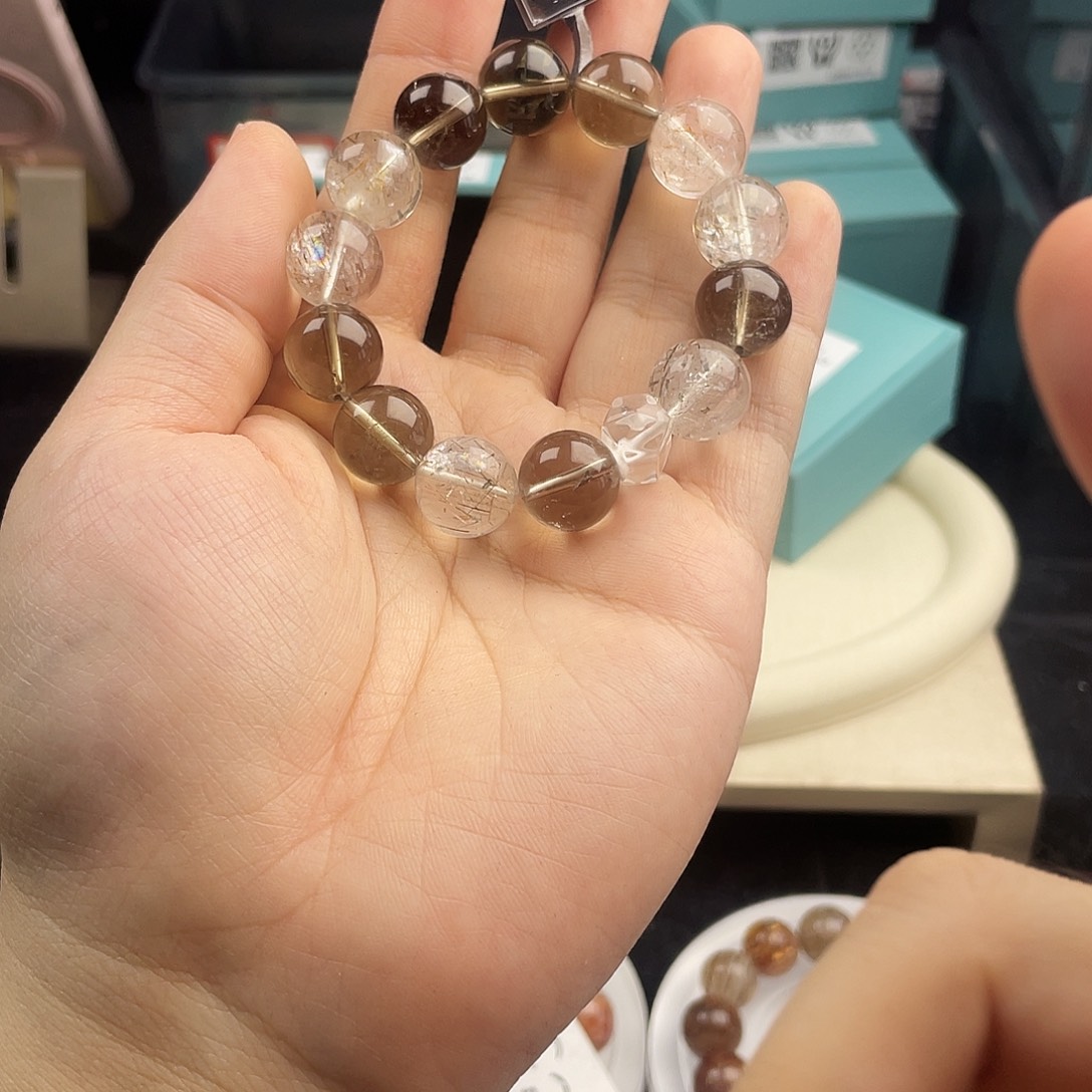 银S925镶嵌水晶手链