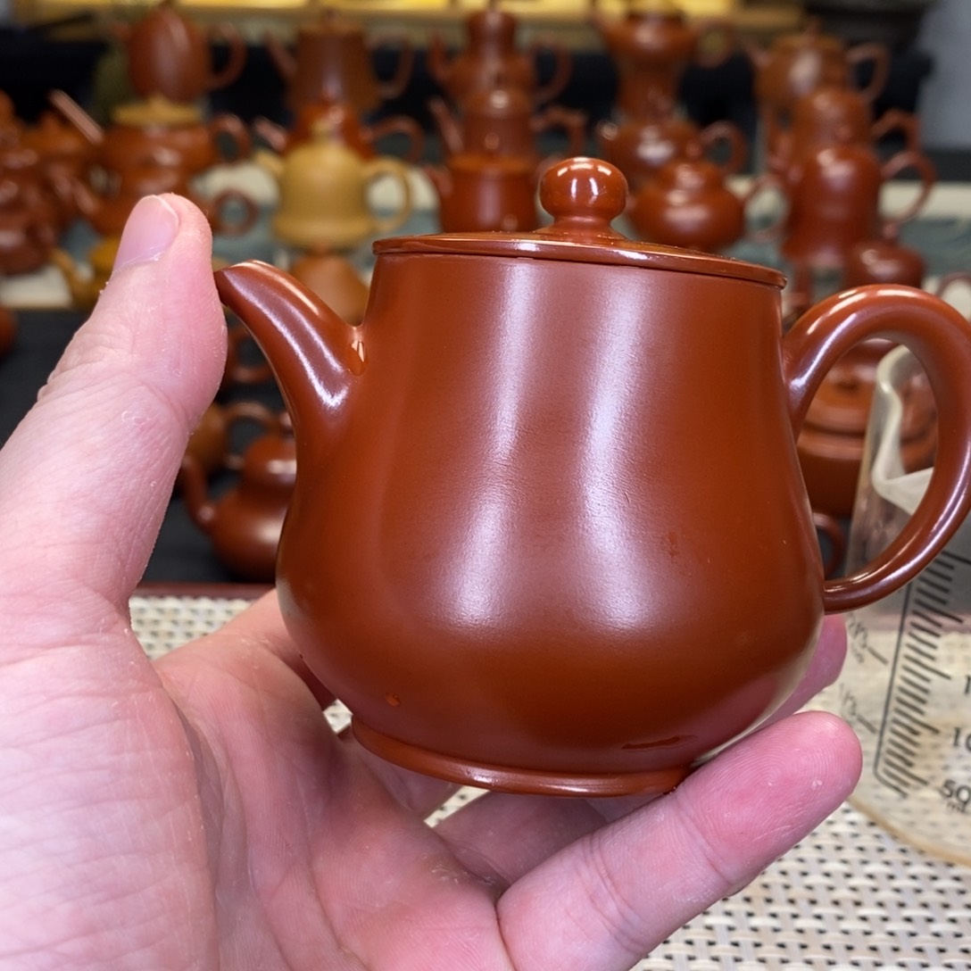 紫砂茶壶王*潮州手拉壶