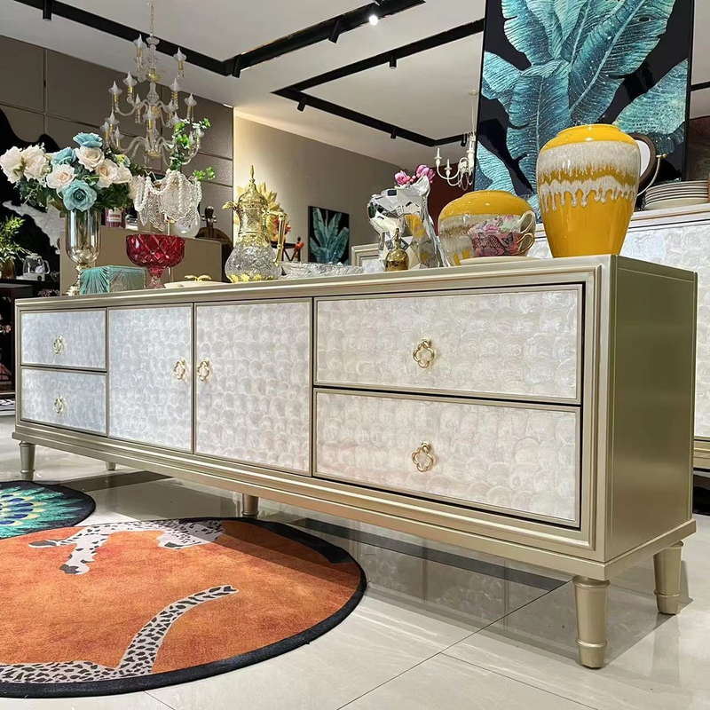 【喜悦家具】YR 811#法式轻奢贝壳电视柜 2000/2200*400*660