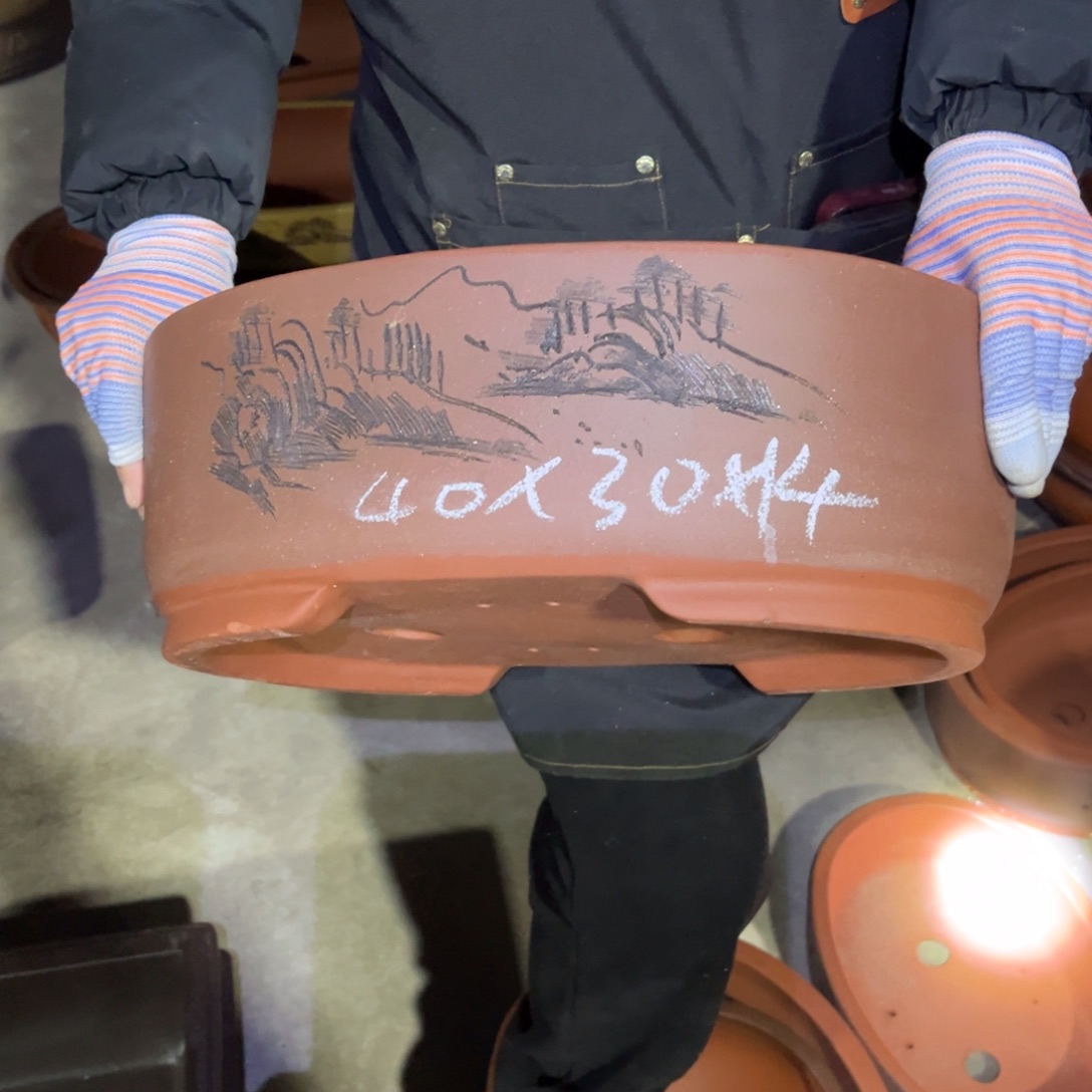 紫砂花盆盆景艺术