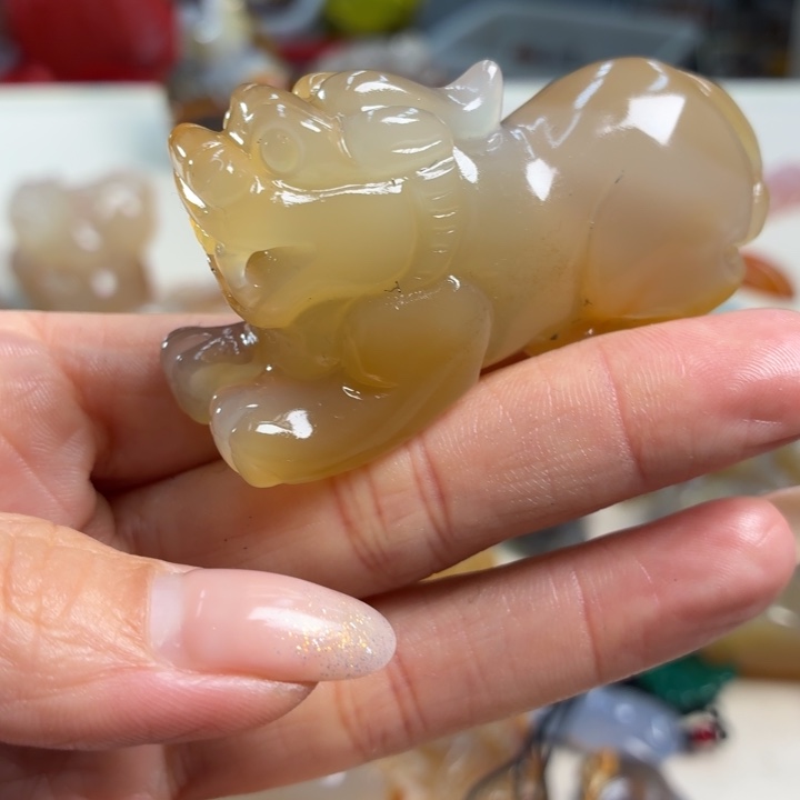 玛瑙/玉髓未镶嵌吊坠(不含链)