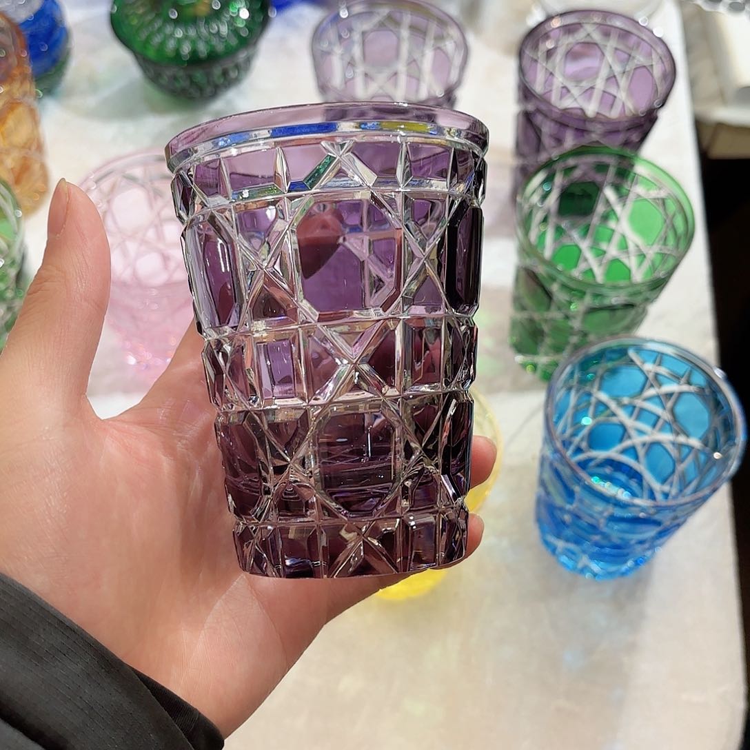 水晶杯水晶花瓶果盘通宝工艺品