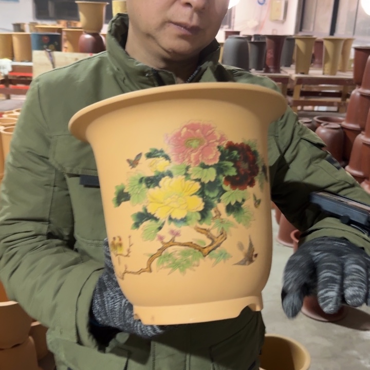 紫砂花盆破损补发