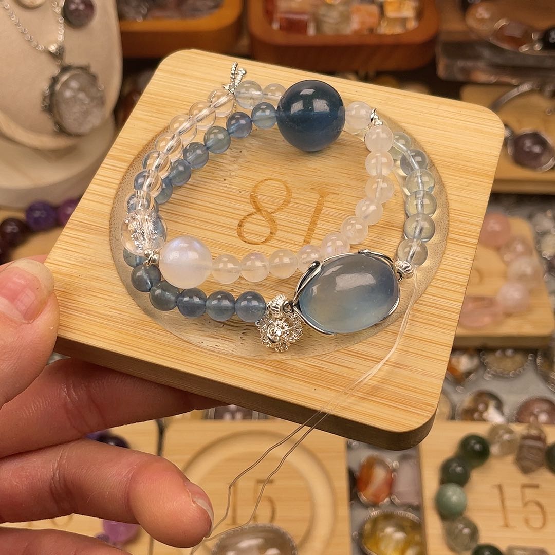 烟晶手链合金秋****?水晶