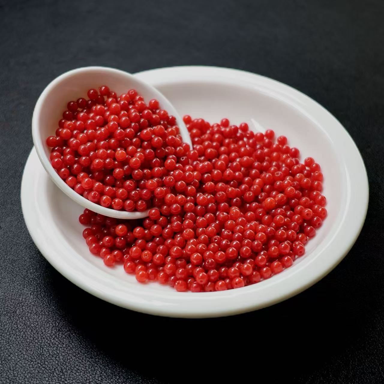 【散珠批发】W2271云南保山肉南红4MM*108颗