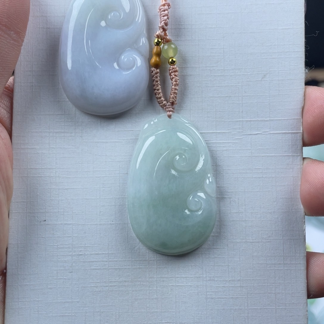 翡翠未镶嵌项圈如意微瑕介意勿拍不退不换