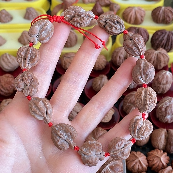 文玩核桃把件钱袋子