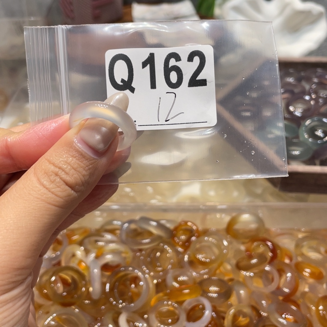 玛瑙/玉髓未镶嵌戒指162