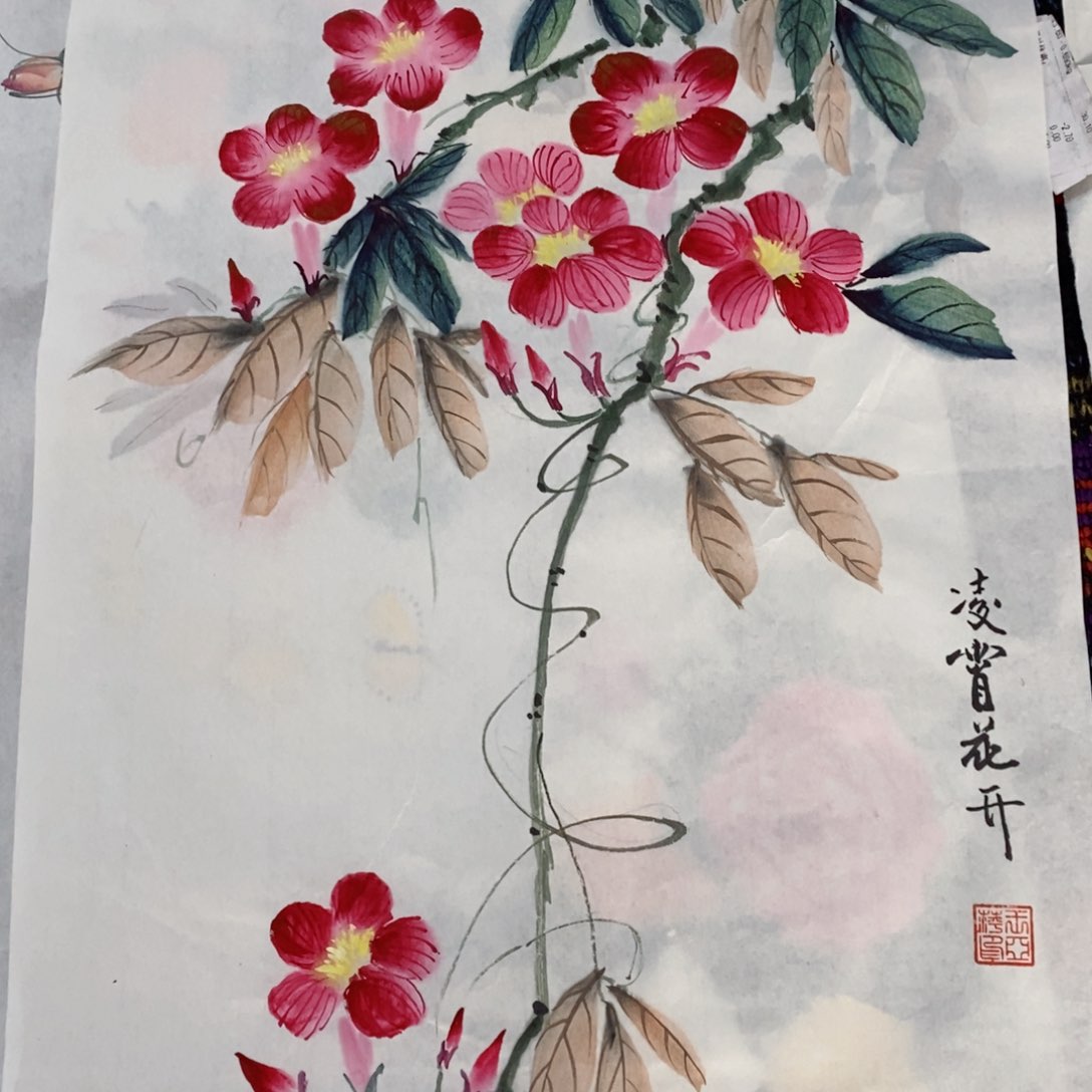 国画国画花鸟40*50   琪