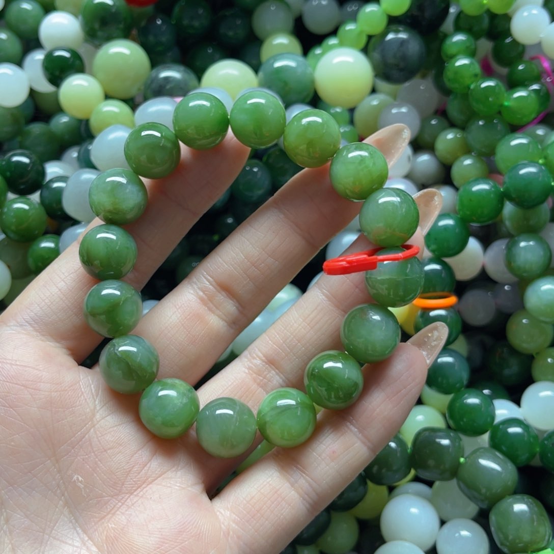 和田玉手串未镶嵌