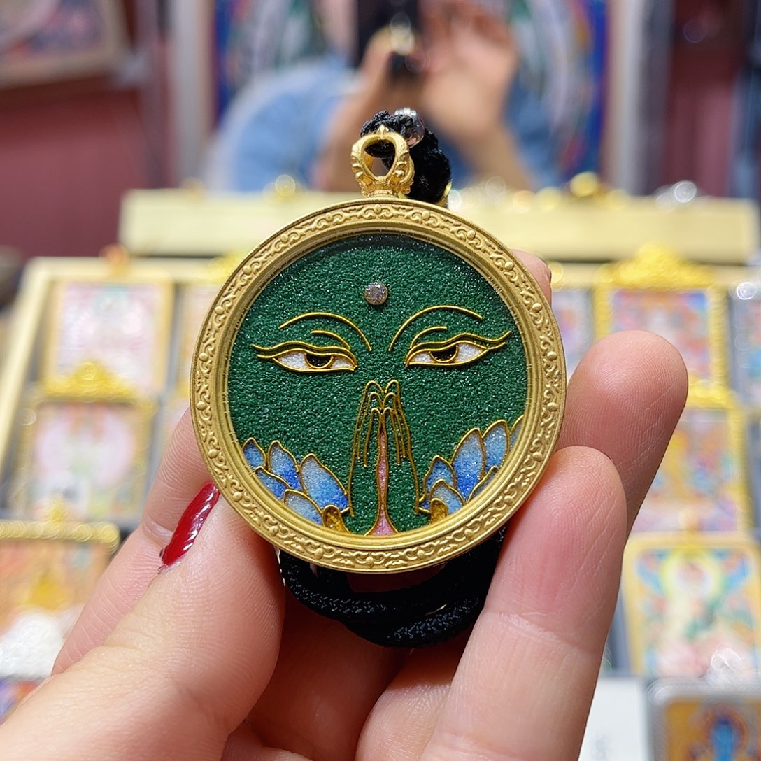 银S925热贡艺术唐卡