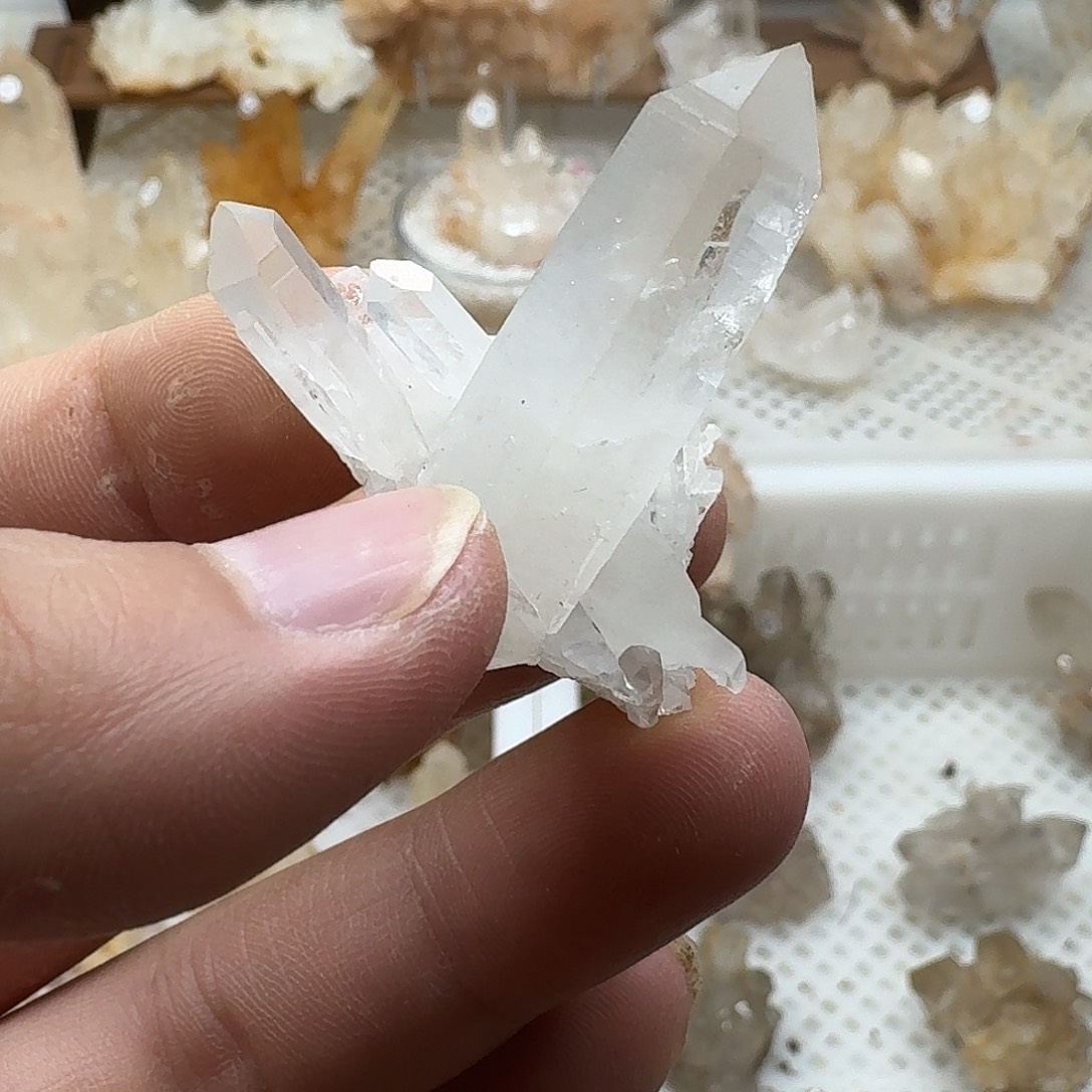 银S925镶嵌珠宝半成品水晶18