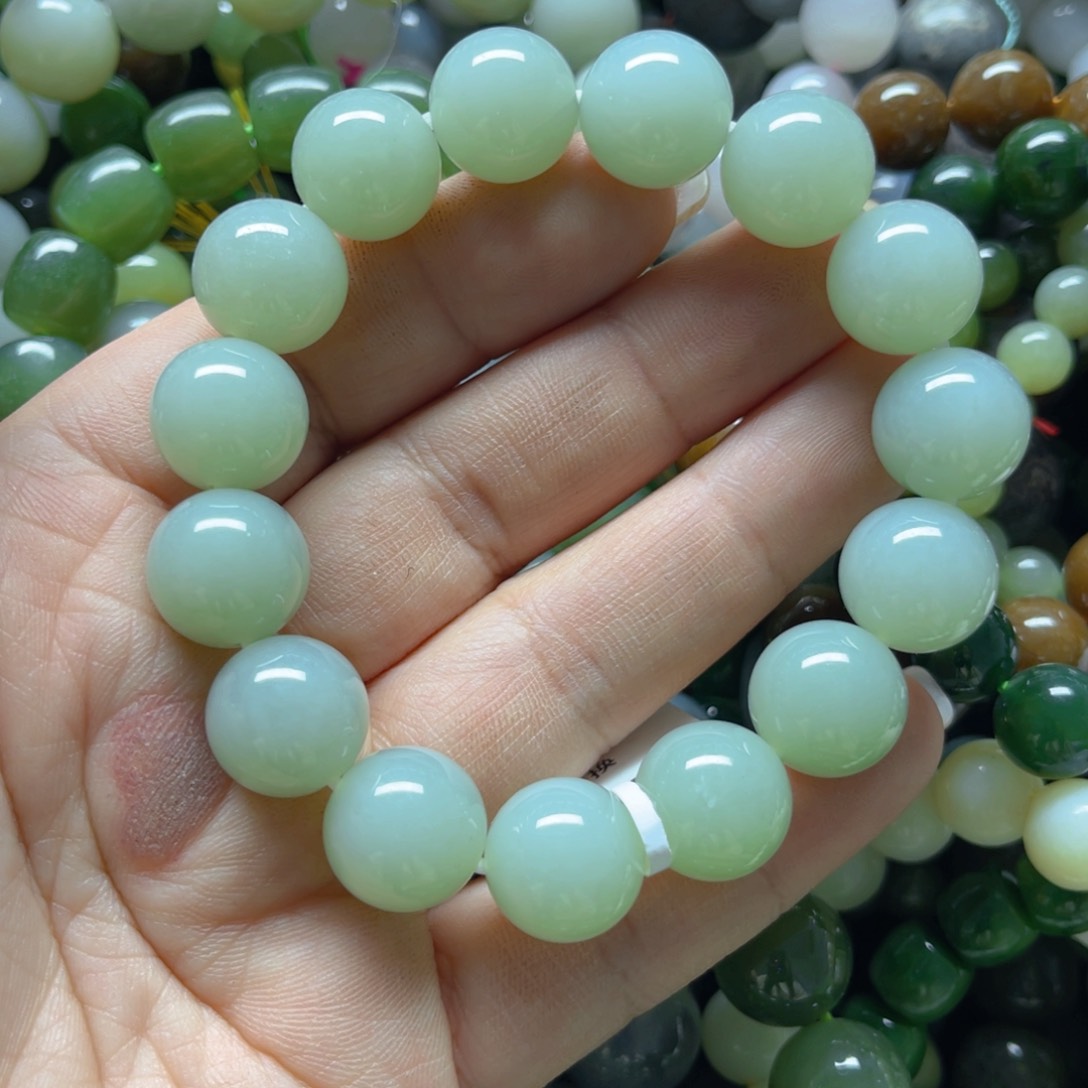 和田玉手链未镶嵌