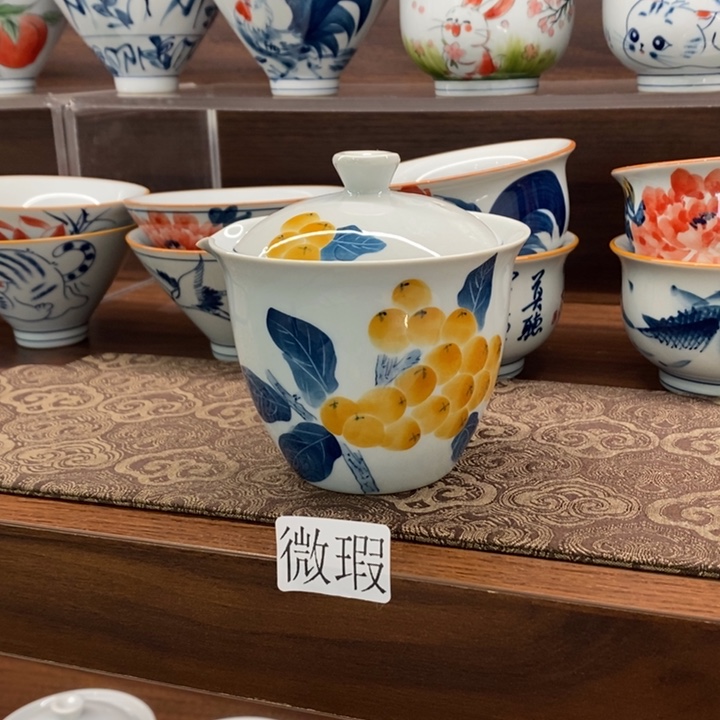 釉下老陶泥手工绘制