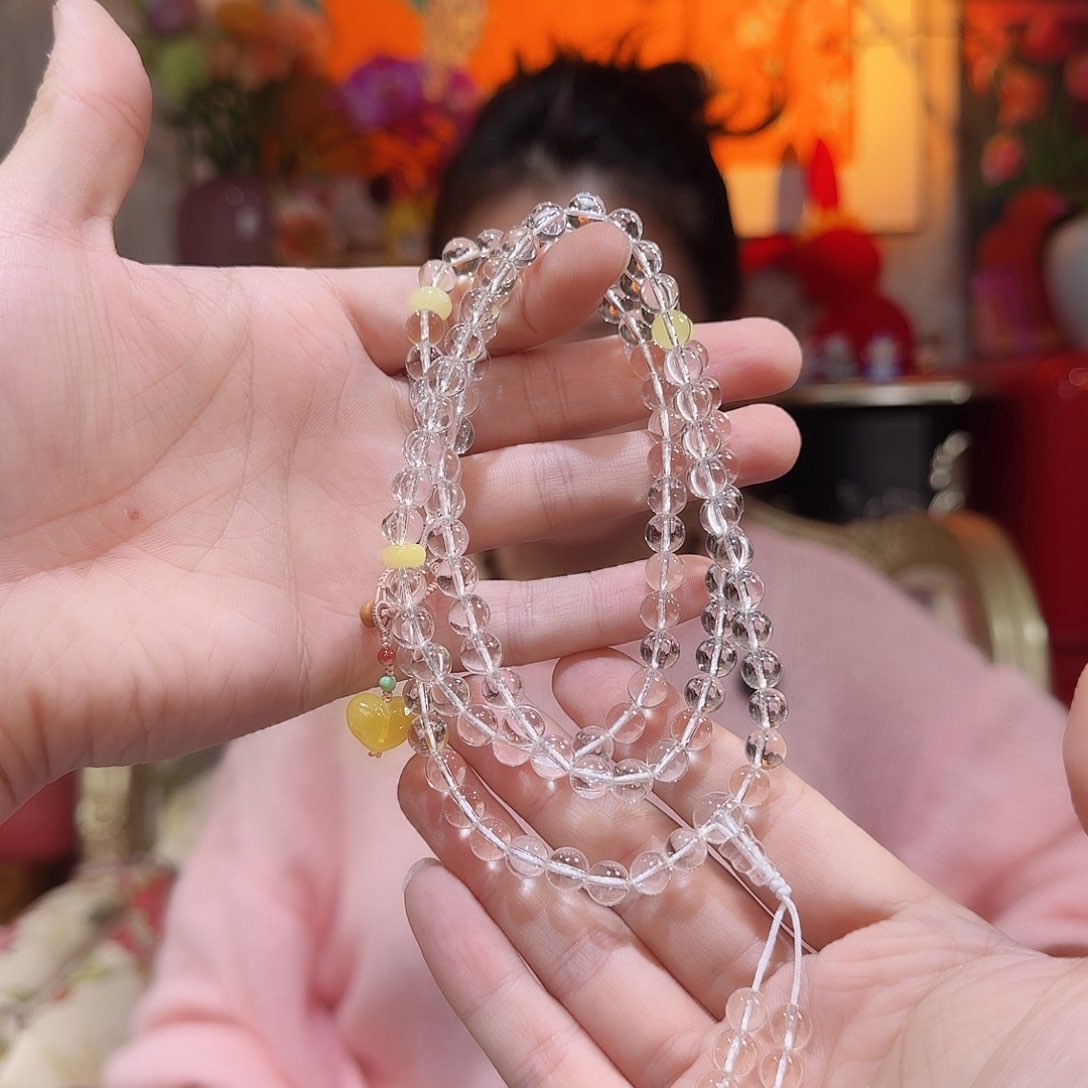 水晶手链未镶嵌手串