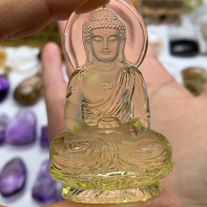 水晶颈饰未镶嵌不****少定制