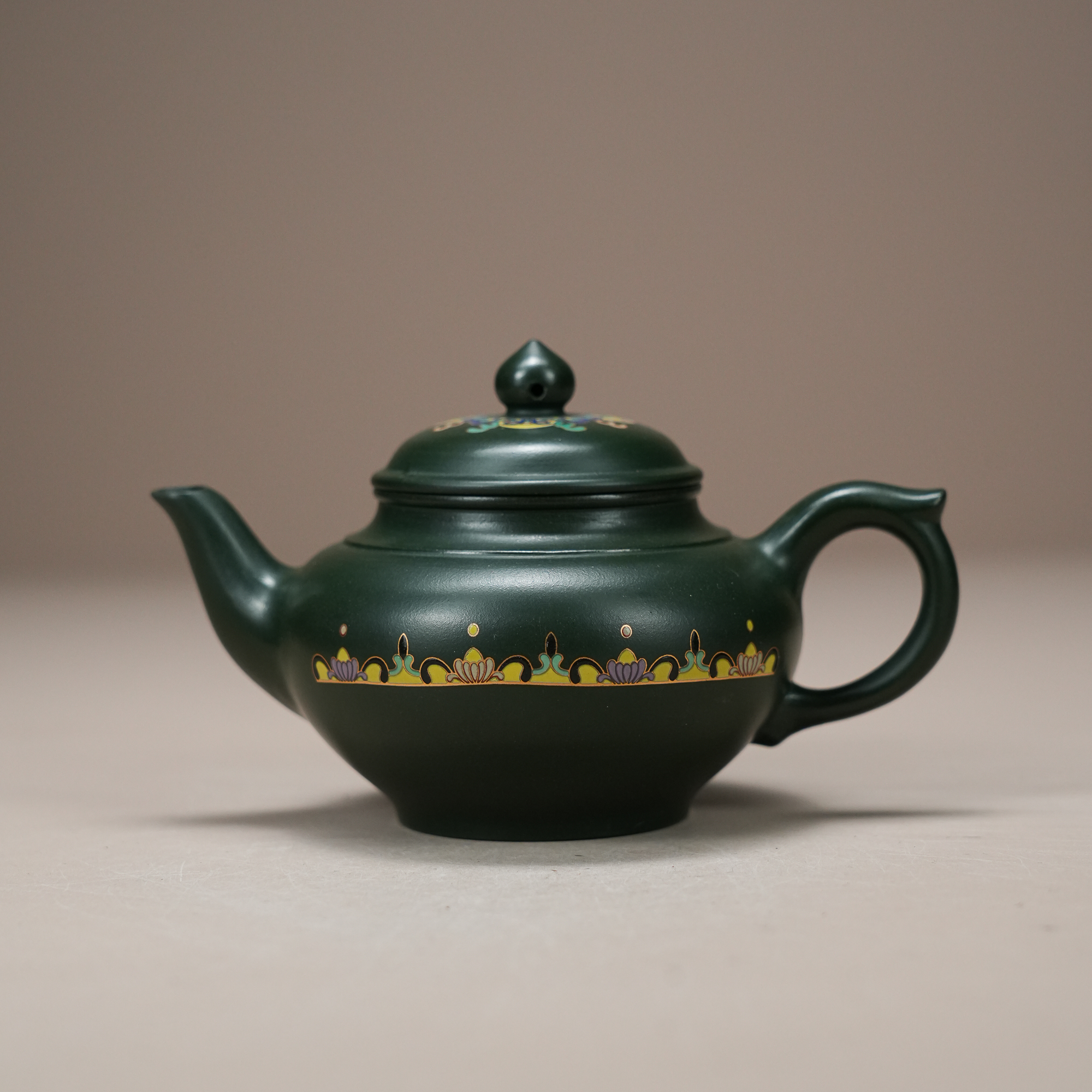 A671005 笑樱壶 紫砂壶 MG绿 10