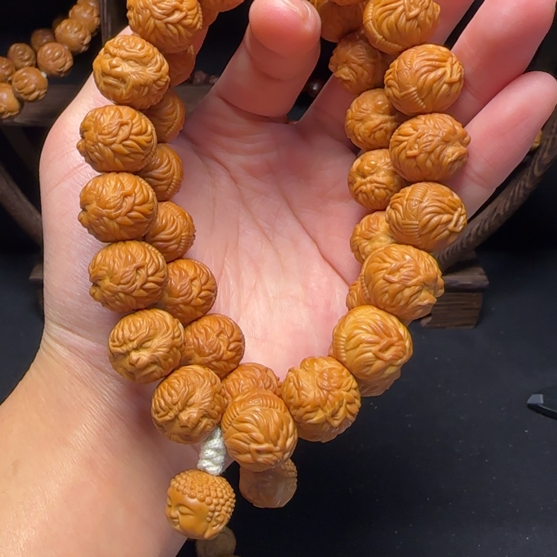 启***械猴头核桃吊坠猴头