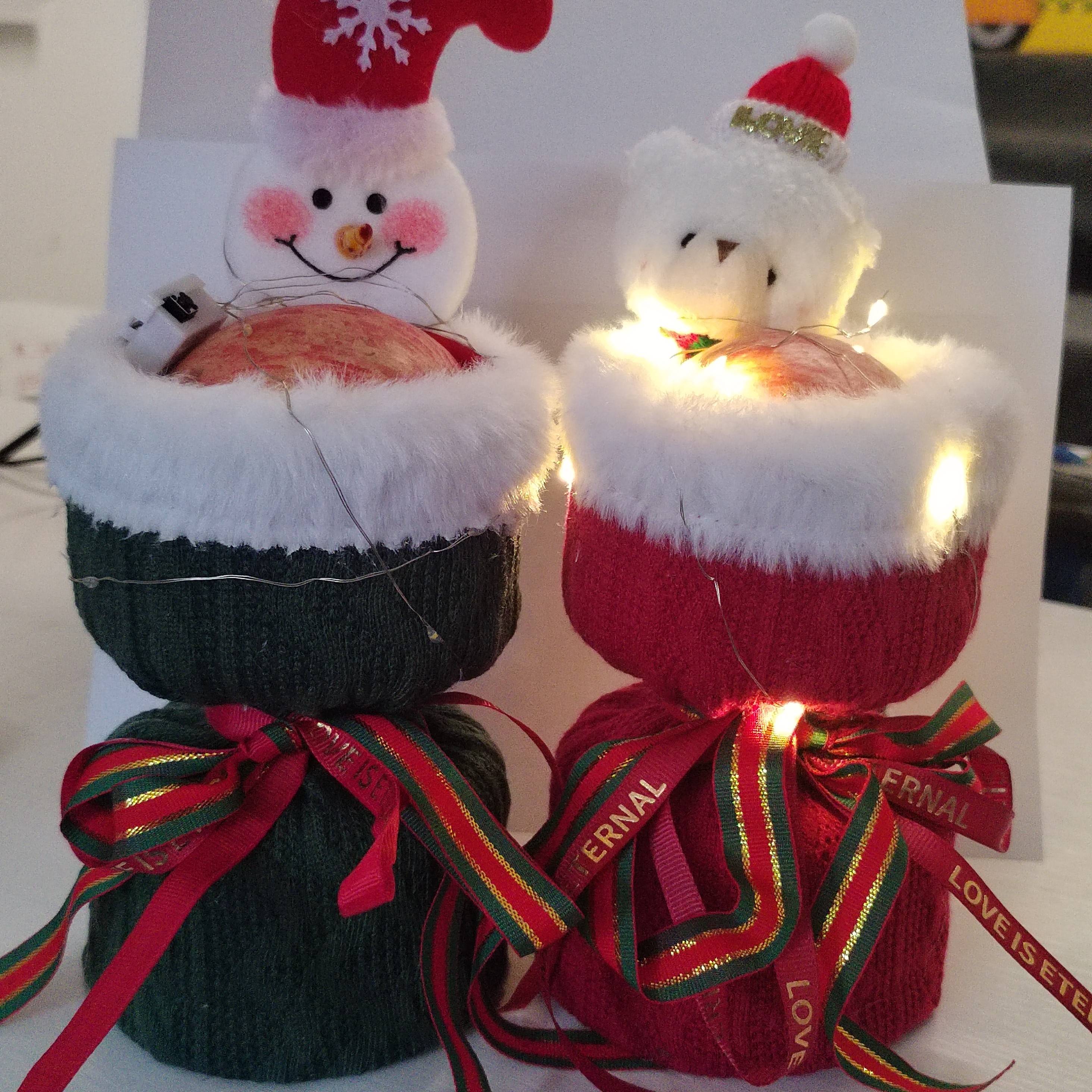 圣诞苹果盒平安夜平安果圣诞果礼品盒礼品袋礼物陕西省