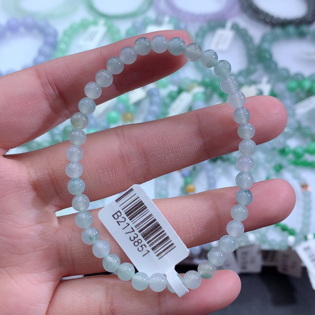 翡翠手链未镶嵌天然