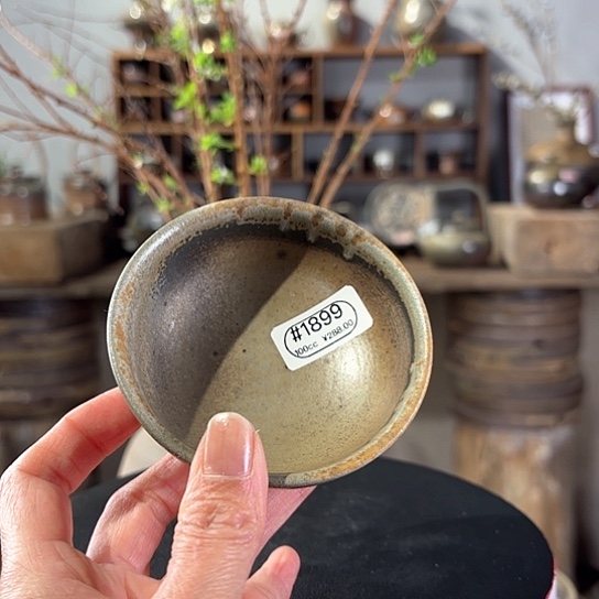 #1899柴烧裸烧窑变美人泪茶杯