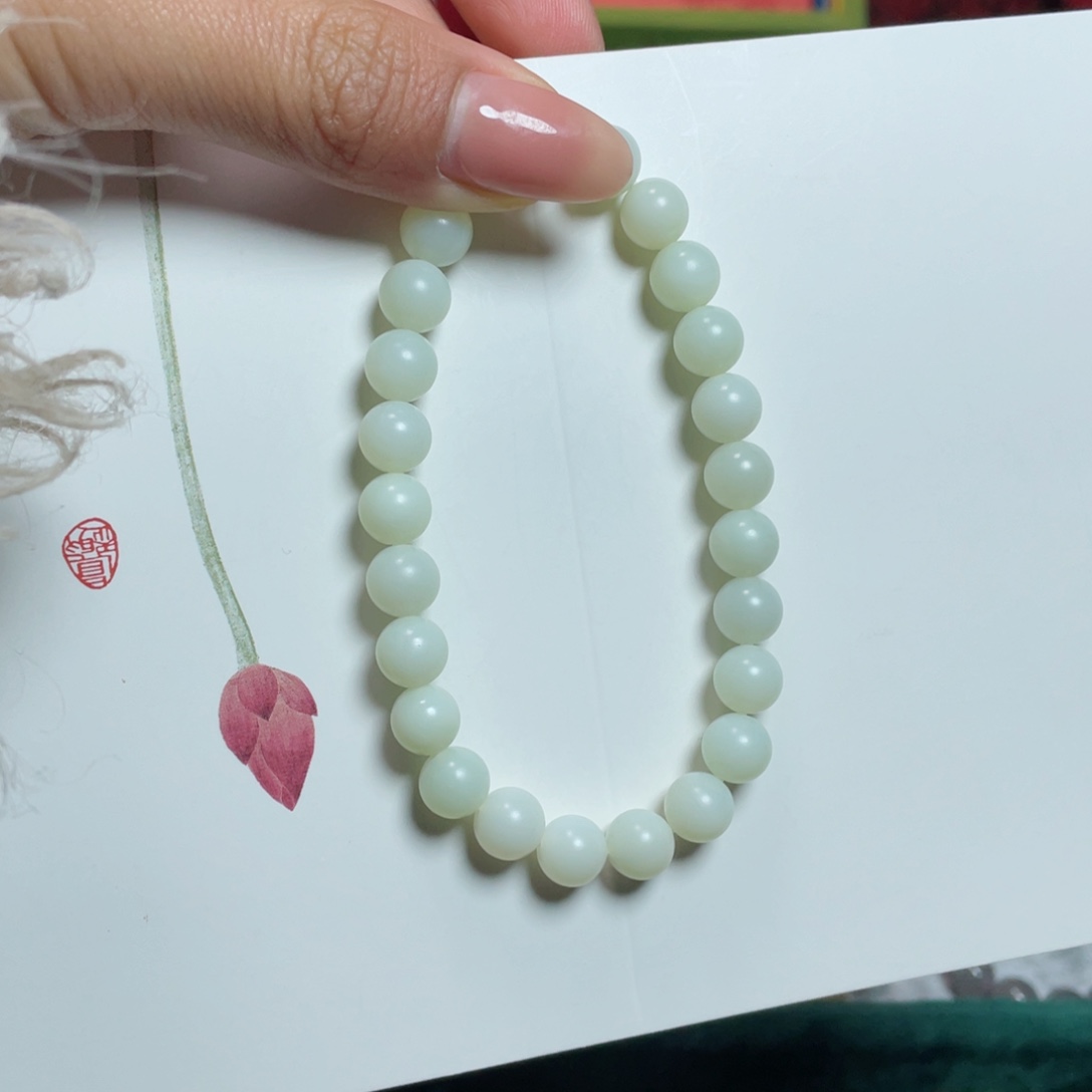 未镶嵌和田玉手链小*甘