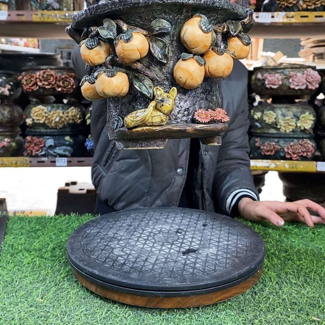 红陶青藤花器多肉花盆