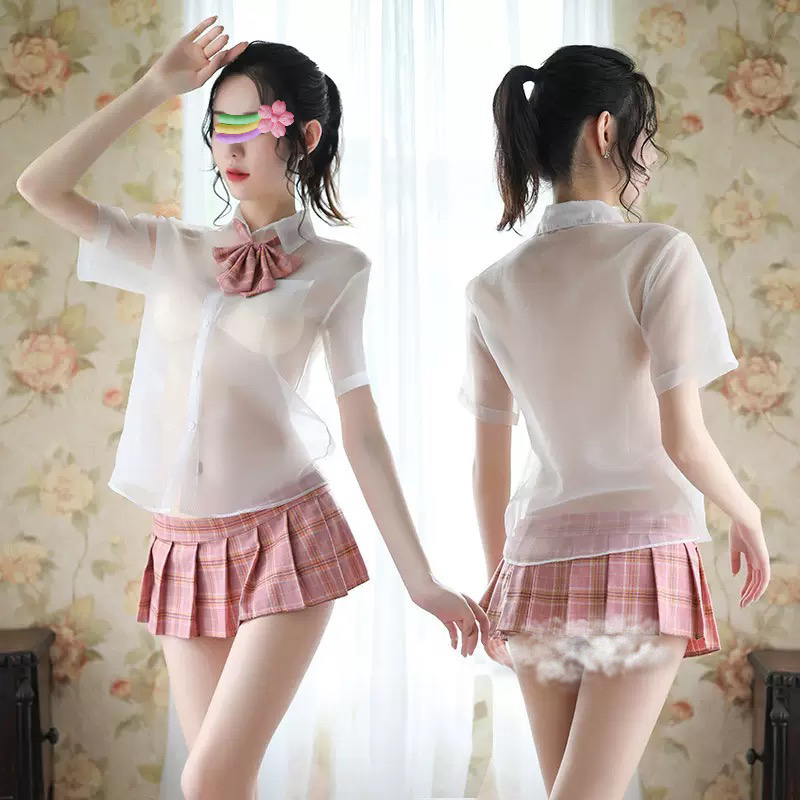 女款爆款少女夏装战袍性感jk制服火辣百褶短裙角色扮演套装睡裙