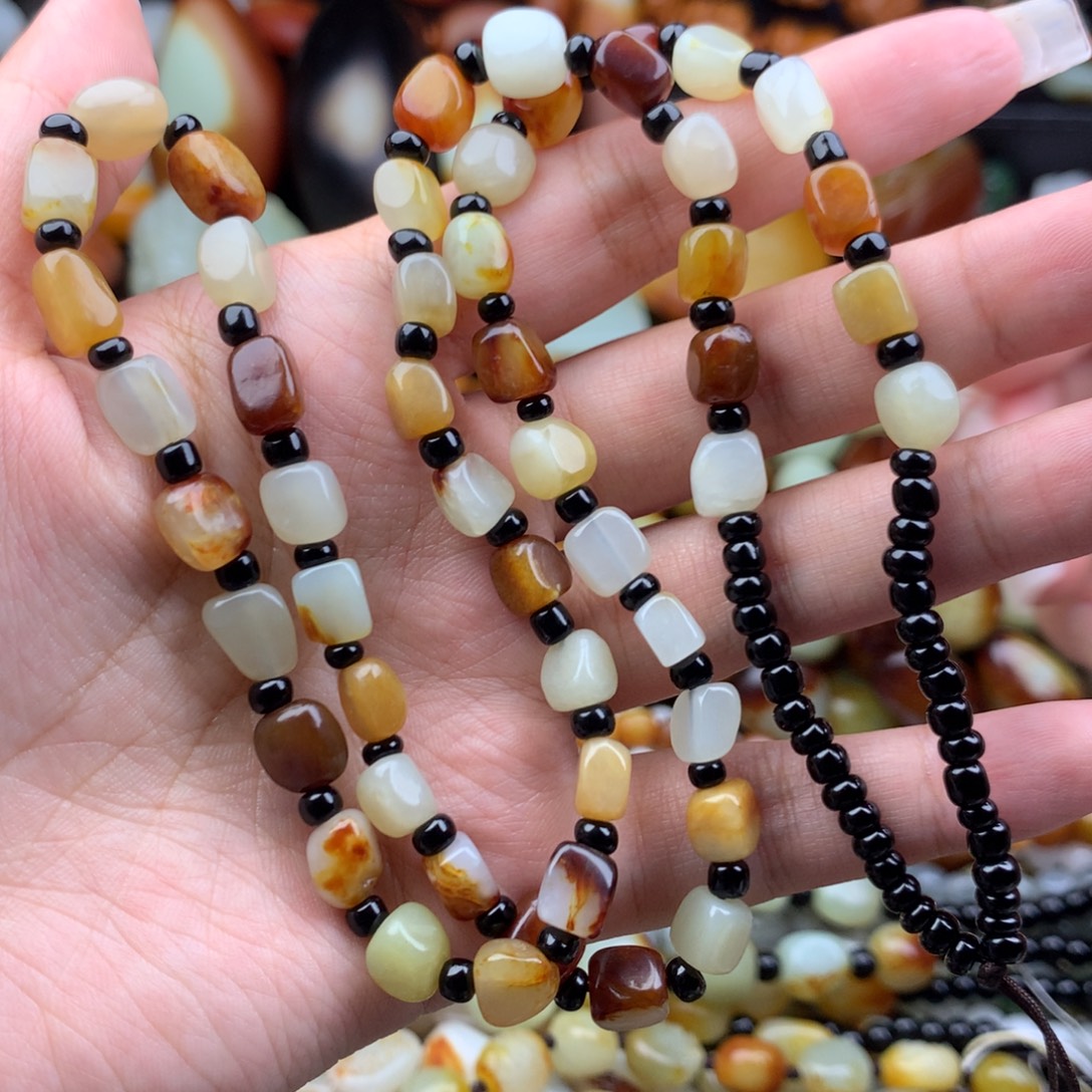 和田玉未镶嵌手链