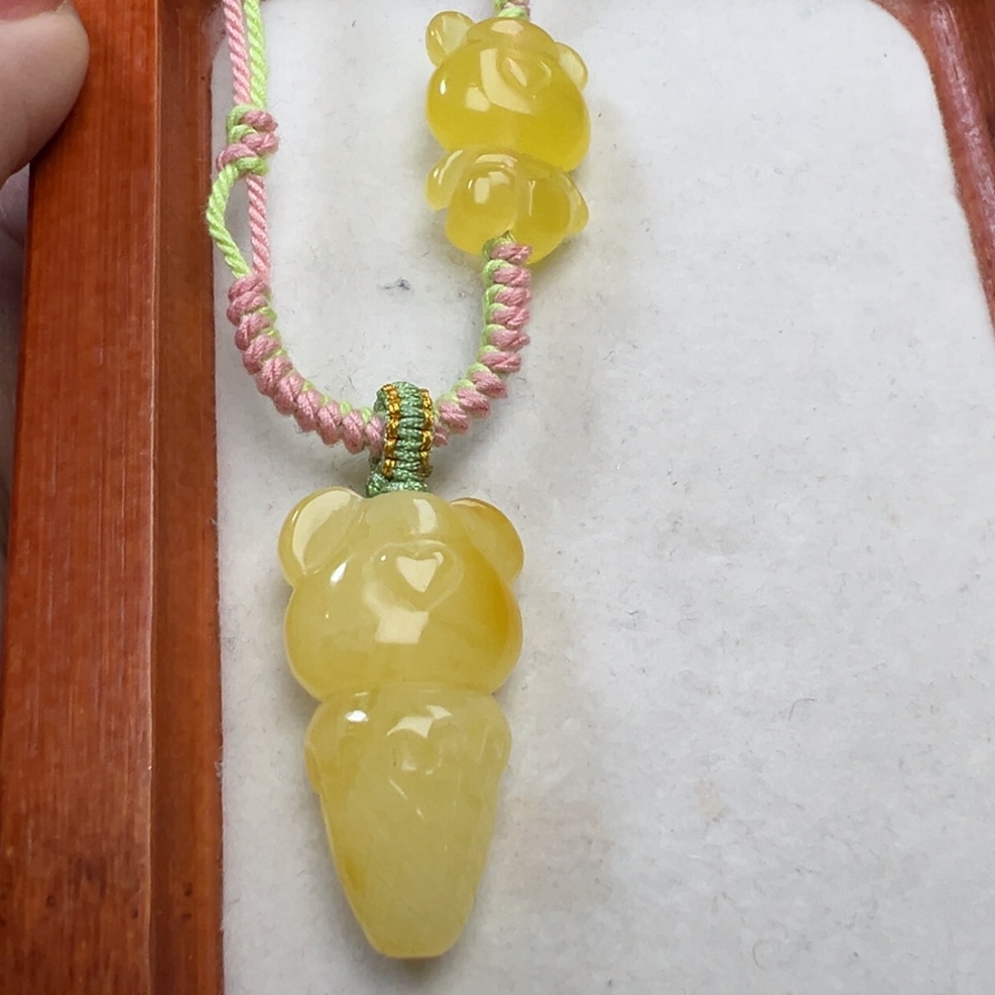 未镶嵌琥珀吊坠(不含链)