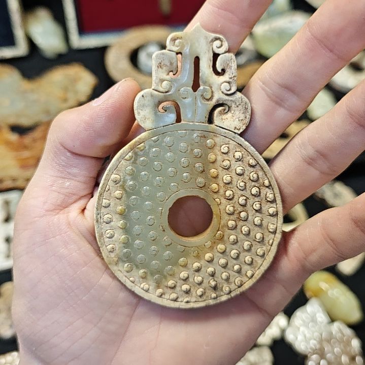 维***c和田玉未镶嵌车挂