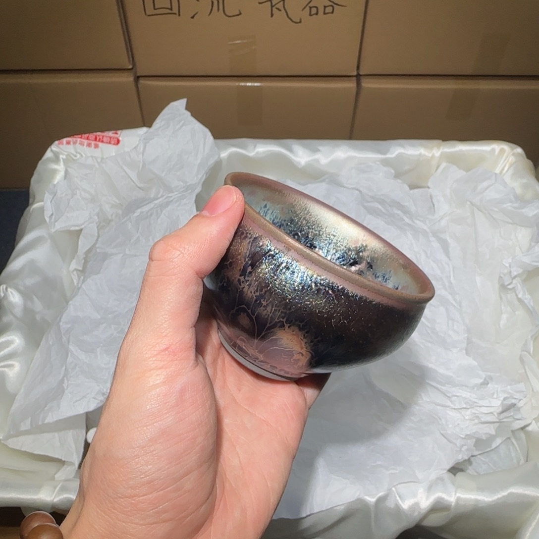 茶盏微瑕建盏，介意勿拍