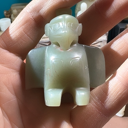 和田玉（糖玉）挂件未镶嵌辉*