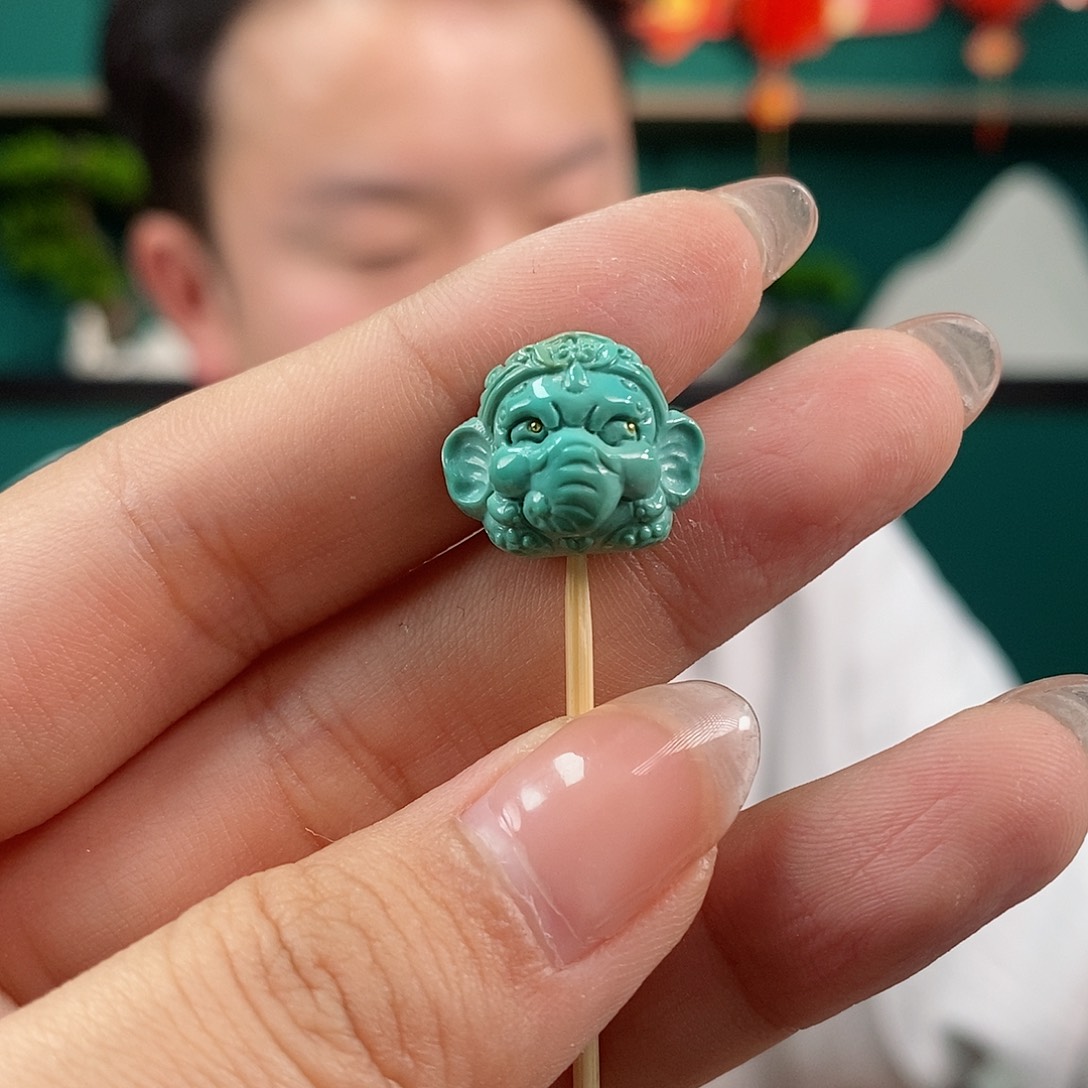 绿松石珠宝奇石未镶嵌