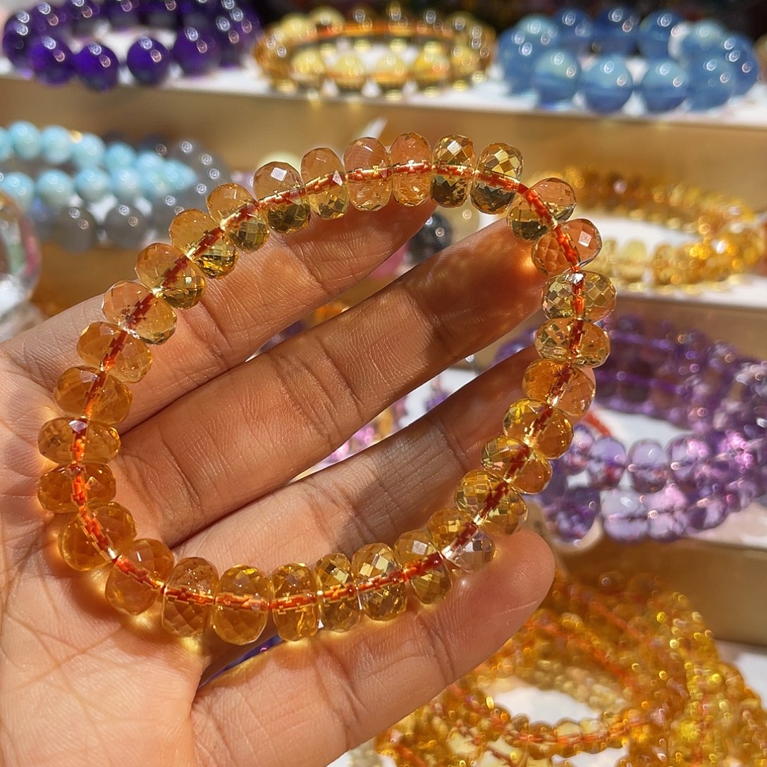 手链水晶未镶嵌黄水晶