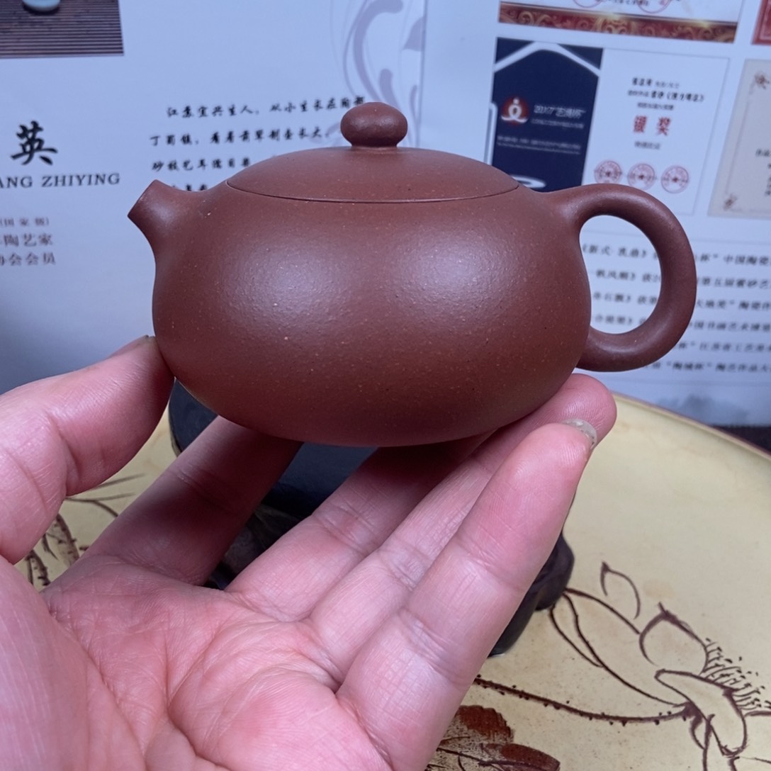 紫砂茶壶全手瑕疵160 容量宜兴紫砂壶