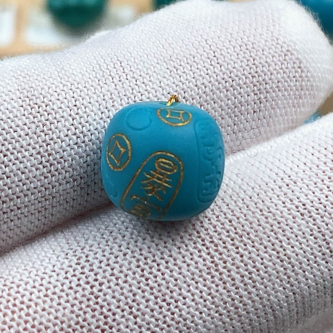 未镶嵌绿松石珠宝奇石老型