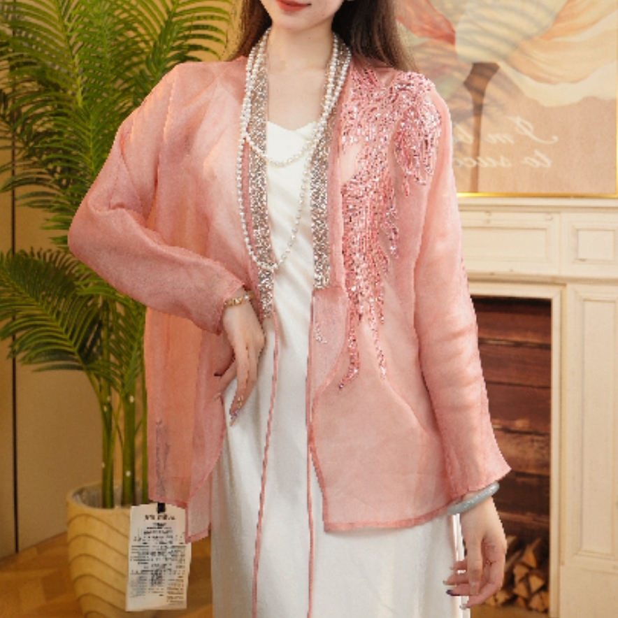 【连年有余】原创设计高端重工刺绣百搭新中式唐装2025b9233小鹿