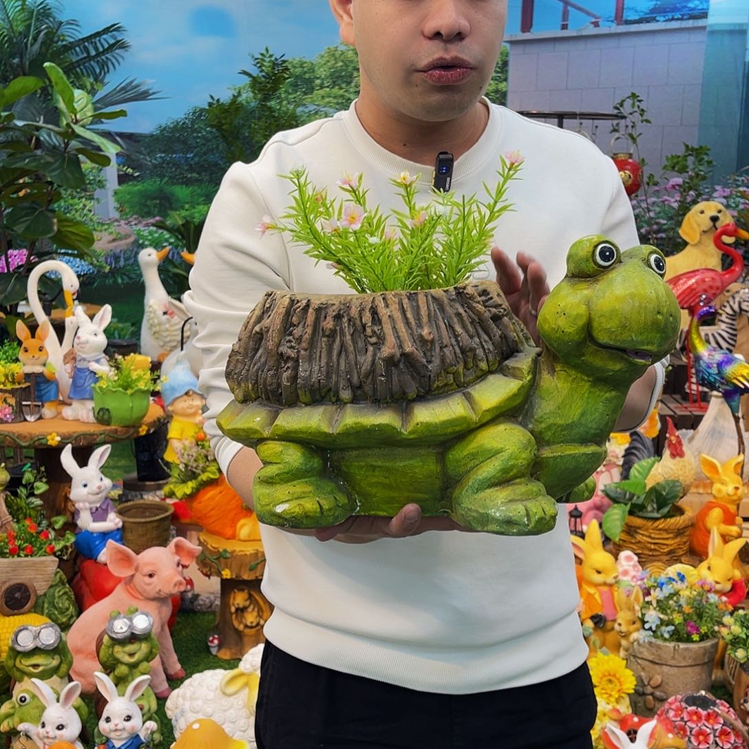 红陶花园庭院摆件