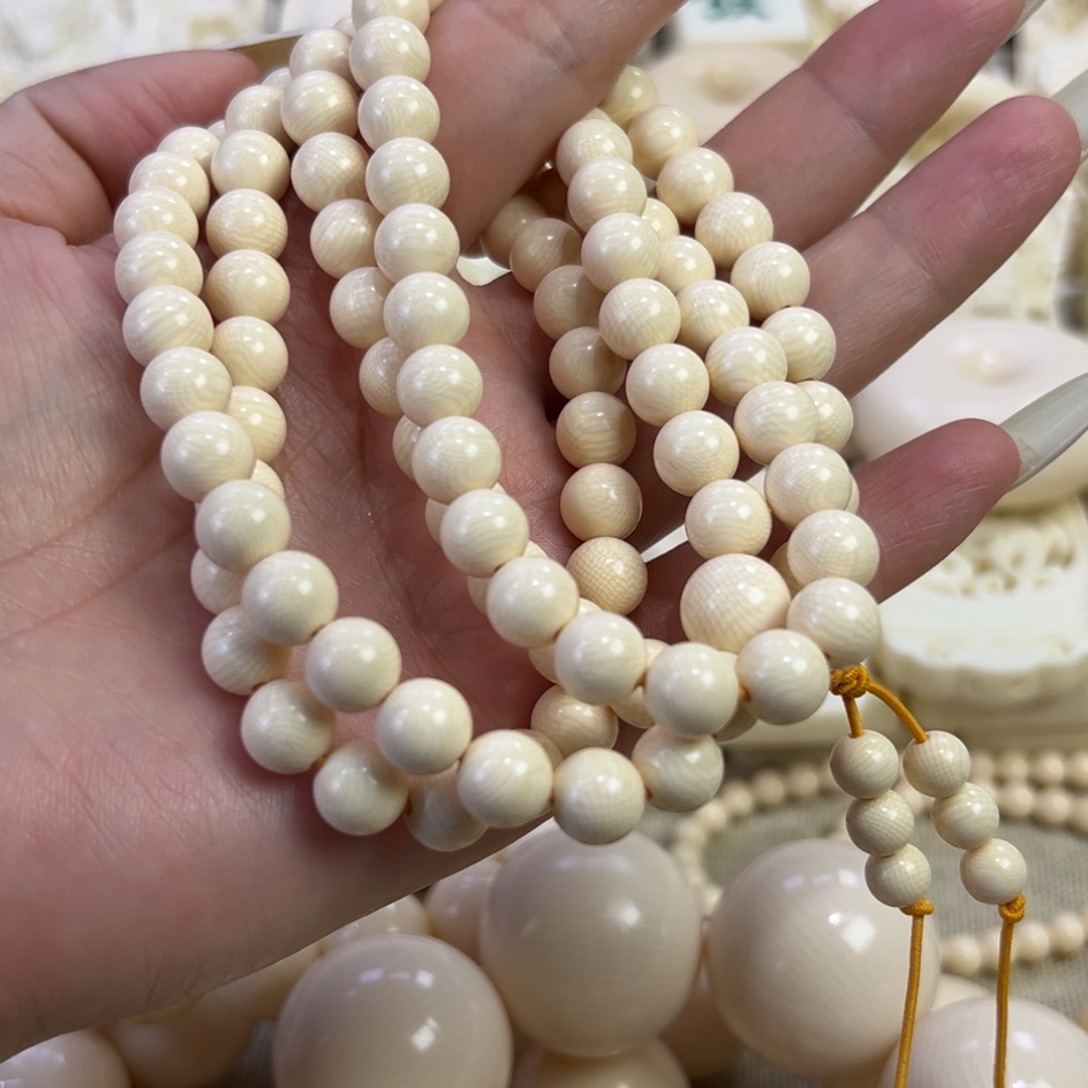 阿***强材料0、8佛珠108颗