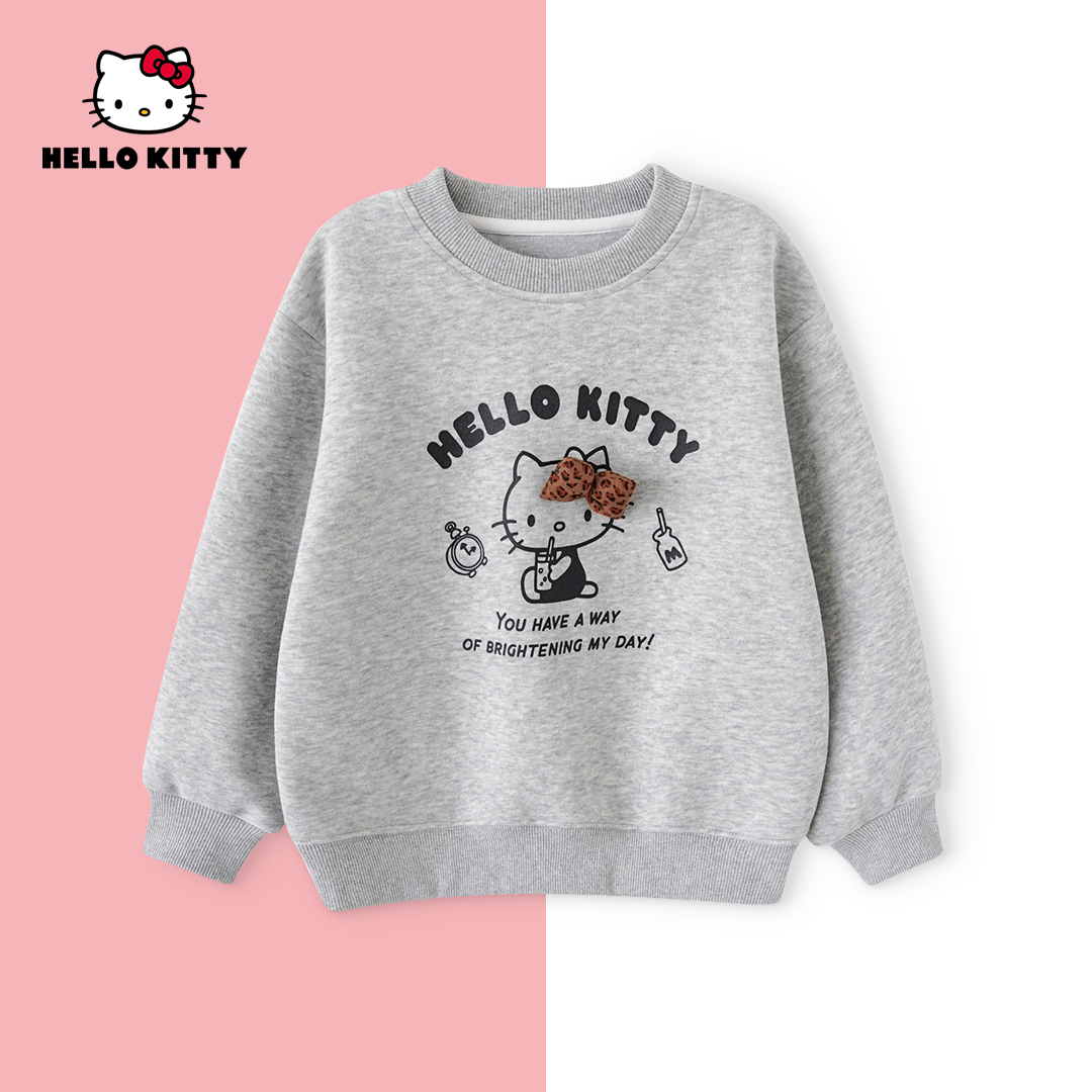 hellokitty秋季新款女童休闲卡通上衣时尚儿童卫衣AC5323BG426 AD
