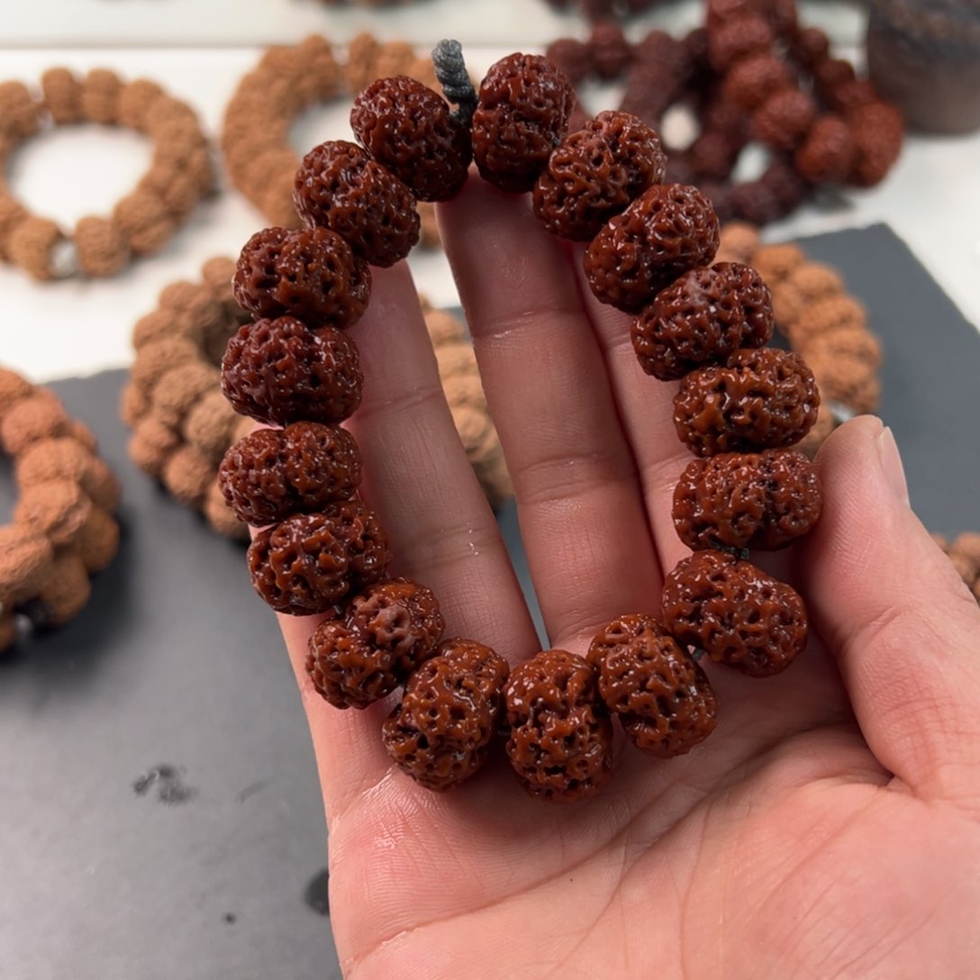 金刚菩提手串五星蜂王夹板超头20